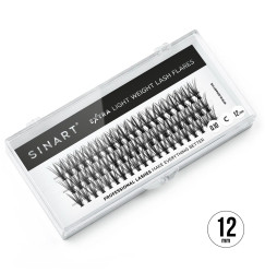 Sztuczne rzęsy Sinart / Extra Light Weight Lash 20D/0,10С / 12 mm