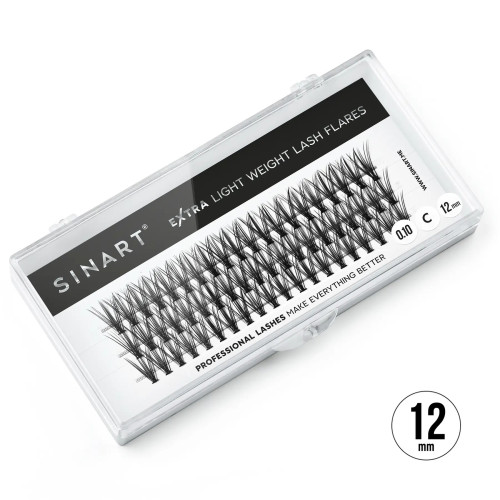 False lashes Sinart / Extra Light Weight Lash 20D/0.10С / 12 mm