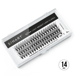 Sztuczne rzęsy Sinart / Extra Light Weight Lash 20D/0,10С / 14 mm