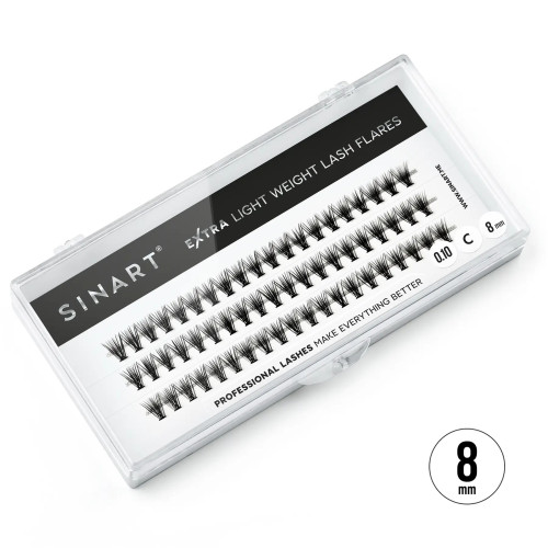 False lashes Sinart / Extra Light Weight Lash 20D/0.10С / 8 mm