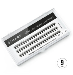 Sztuczne rzęsy Sinart / Extra Light Weight Lash 20D/0,10С / 9 mm