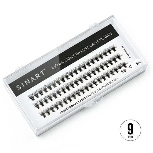 False lashes Sinart / Extra Light Weight Lash 20D/0.10С / 9 mm
