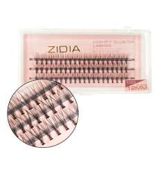 ZIDIA Luxury Cluster Lashes 10D (C 0.10, 3 strips) - 12 mm