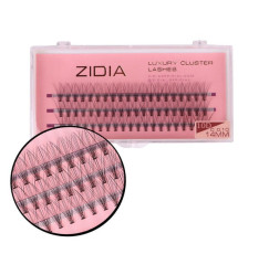 ZIDIA Luxury Cluster Lashes 10D (C 0.10, 3 strips) - 14 mm