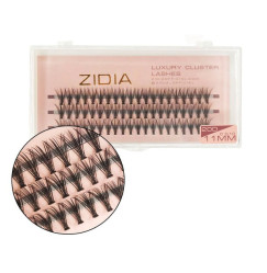 ZIDIA Luxury Cluster Lashes 20D (C 0.10, 3 strips) - 11 mm