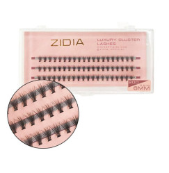 ZIDIA Luxury Cluster Lashes 20D (C 0.10, 3 strips) - 6 mm