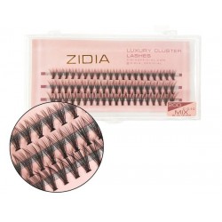 Вії-пучки ZIDIA Luxury Cluster Lashes 20D (C 0.10, 3 стрічки) - Mix 8, 10, 12 мм