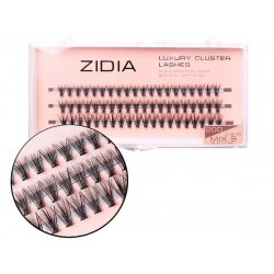 Ресницы-пучки ZIDIA Luxury Cluster Lashes 20D (C 0.10, 3 ленты) - Mix S 8, 9, 10 мм