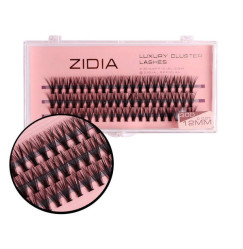 ZIDIA Luxury Cluster Lashes 30D (C 0.07, 3 strips) - 12 mm