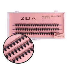 ZIDIA Luxury Cluster Lashes 30D (C 0.07, 3 strips) - 8 mm