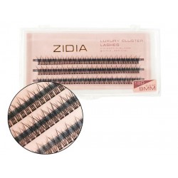 Ресницы-пучки ZIDIA Luxury Cluster Lashes Fish tail 12D (C 0.10, 3 ленты) - 9 мм