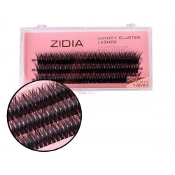 Ресницы-пучки ZIDIA Luxury Cluster Lashes Fish tail 24D (C 0.10, 3 ленты) - 14 мм
