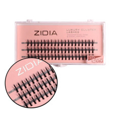 ZIDIA Luxury Cluster Lashes KIM 16D (C 0.10, 3 strips) - 10 mm