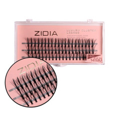 Eyelashes-bunches ZIDIA Luxury Cluster Lashes KIM 16D (C 0.10, 3 strips) - 14 mm
