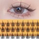 Nesura cluster eyelashes (3 strips 11, 12, 13 mm) - fishtail