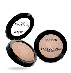 Wypiekany róż TopFace / Baked Choice Rich Touch Blush On (PT703) / nr 01 Nude Sparkle, 5 g