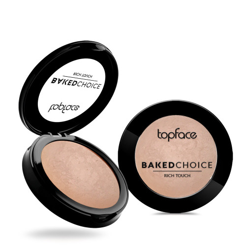 Baked blush TopFace / Baked Choice Rich Touch Blush On (PT703) / No. 01 Nude Sparkle, 5 g