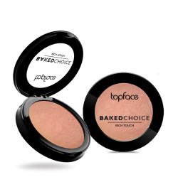 Baked blush TopFace / Baked Choice Rich Touch Blush On (PT703) / No. 04 Shimmer Peach, 5 g