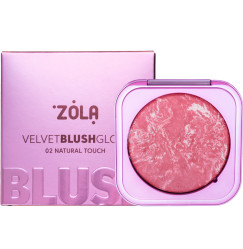 ZOLA Velvet Blush Glow 02 Natural Touch, 8,5 g