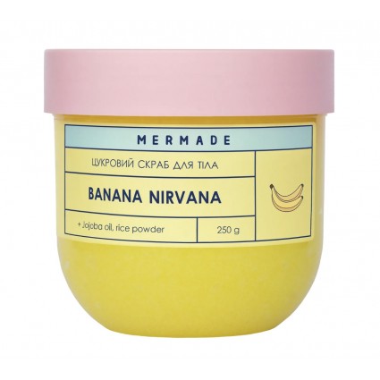 Сахарный скраб для тела MERMADE / Banana Nirvana, 250 г