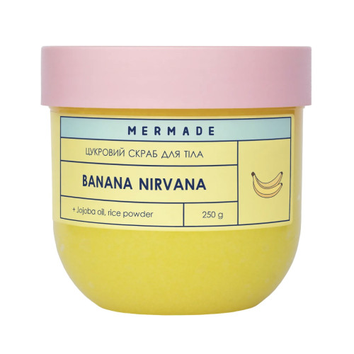 Цукровий скраб для тіла MERMADE / Banana Nirvana, 250 г