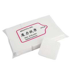 Lint-free wipes WITH PERFORATION - Beautiful girl, pack (300 pcs) thick - white