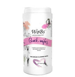 Wipes for cleaning brushes WoBs / Quick Wipes, 100 pcs.