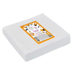 Disposable spunlace wipes in pack smooth 40g/m2 Panni Mlada - 15x15 cm, 100 pcs