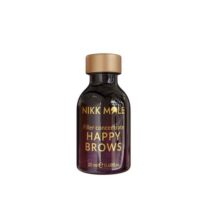 Szczęście dla brwi Nikk Mole / Koncentrat wypełniacza Happy Brows, 20 ml