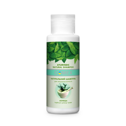Ayurvedic shampoo from Indian medicinal herbs Comex - for strengthening hair, 75 ml