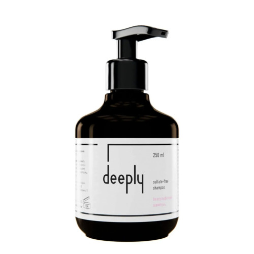 Шампунь для волосся Deeply безсульфатний - Sulfate-Free Shampoo, 250 мл