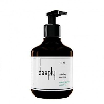 Шампунь для волосся Deeply, що відновлює - Restoring Shampoo, 250 мл