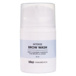 Шампунь глибокого очищення для брів та вій ZOLA x Makarevich - Intense Brow Wash, 30 мл