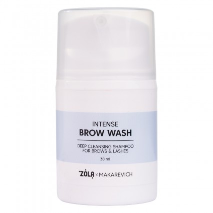 Шампунь глибокого очищення для брів та вій ZOLA x Makarevich - Intense Brow Wash, 30 мл