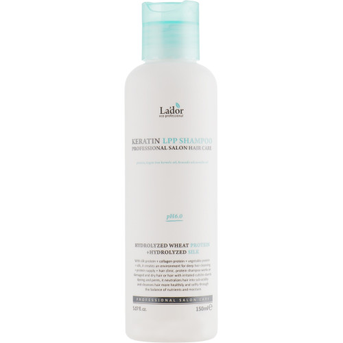 Шампунь кератиновий безсульфатний La'dor Keratin LPP Shampoo, 150 мл