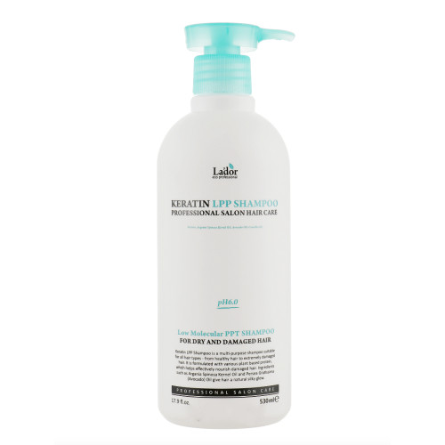 Szampon bez siarczanu keratyny La'dor Keratin LPP Szampon, 530 ml
