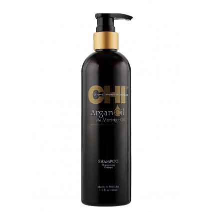 Shampoo restoring hair CHI / Argan Oil Plus Moringa Oil SHAMPOO, 340 ml