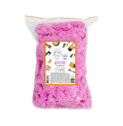 Panni Mlada spunbond caps with double elastic, 100 pcs pack - pink