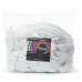 Spunbond hats with elastic band SANGIG, 100 pcs per pack (white)