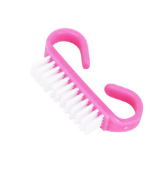 Pędzelek do odkurzania paznokci, 5 cm, różowy, 1 sztuka - MARKDOWN (pomarszczony)