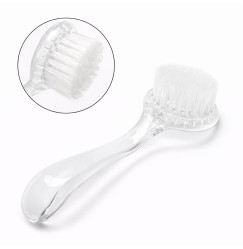 Manicure brush for dust removal with cap / transparent