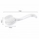 Manicure brush for dust removal with cap / transparent