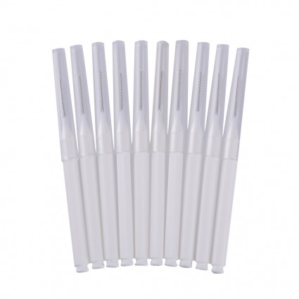 Щеточка для ресниц и бровей беби браш BABY BRUSH - белая (1 см), 1 шт