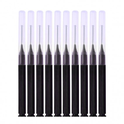 Щеточка для ресниц и бровей беби браш BABY BRUSH - черная (1 см), 1 шт