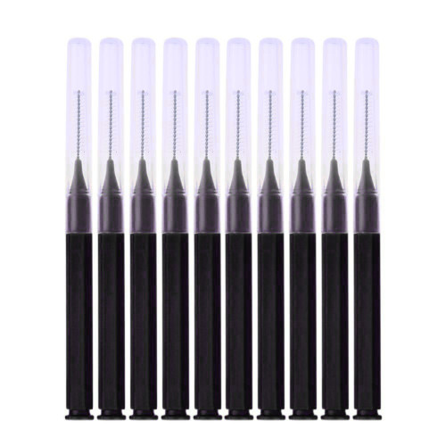 Щіточка для вій та брів бебі браш BABY BRUSH - чорна (1 см), 1 шт