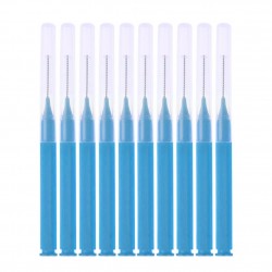 Щеточка для ресниц и бровей беби браш BABY BRUSH - голубая (1,3 см), 1 шт