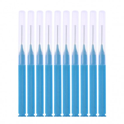 Щеточка для ресниц и бровей беби браш BABY BRUSH - голубая (1,3 см), 1 шт