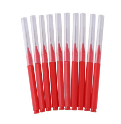 Eyelash and eyebrow brush baby brush BABY BRUSH - red (1 cm), 1 pc