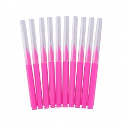 Щіточка для вій та брів бебі браш BABY BRUSH - малинова (0,9 мм), 1 шт