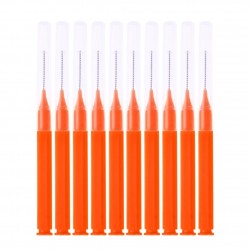 Щеточка для ресниц и бровей беби браш BABY BRUSH - оранжевая (1 см), 1 шт